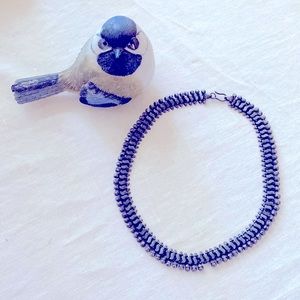 Indian silver short necklace.